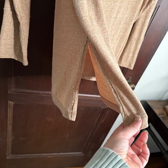 FREE PEOPLE | We the Free Oatmeal Heather Oversized Funnel neck tee Extra Small - Picture 5 of 5